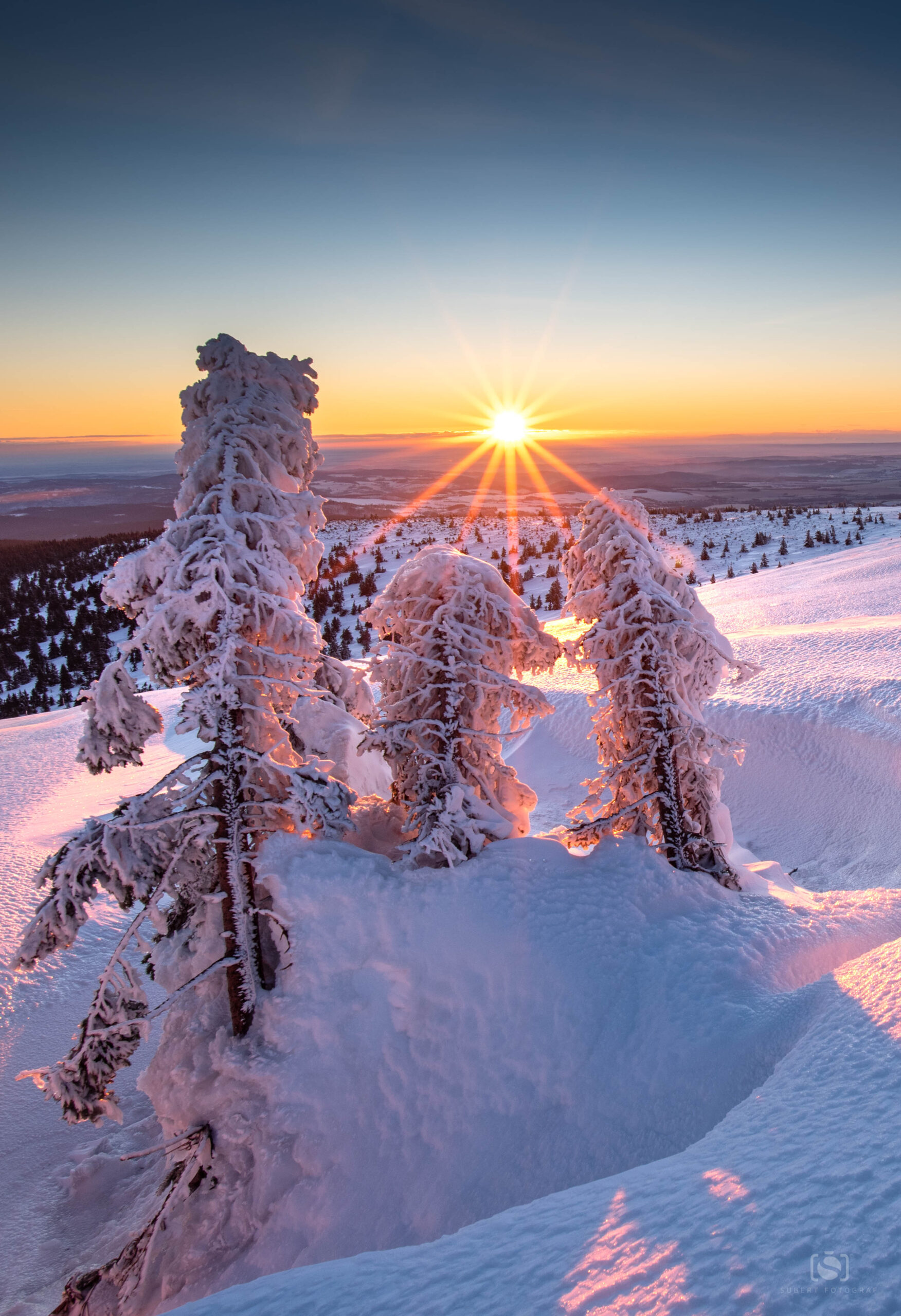 Východ Slunce - Jeseníky